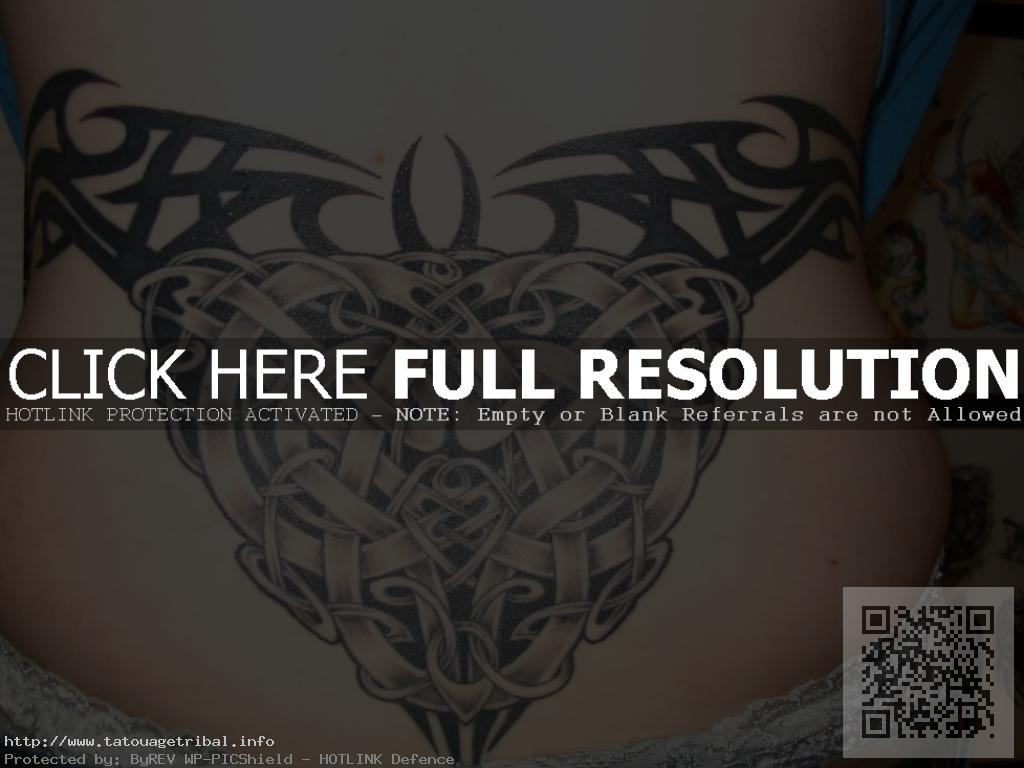 tatouage coeur celtique