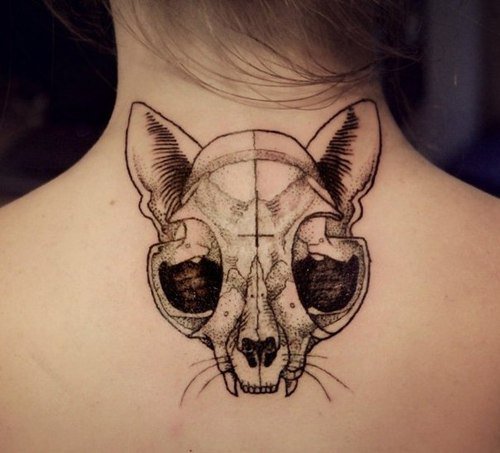 Tatouage crane animaux