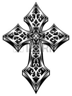 tatouage croix celtique nuque