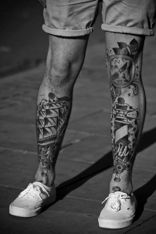 tatouage cuisse homme