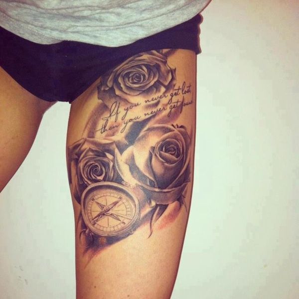 tatouage cuisse homme