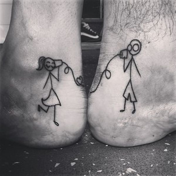 tatouage discret amour