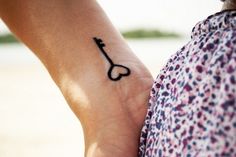 tatouage discret coeur