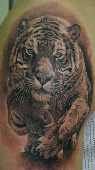 tatouage épaule animaux
