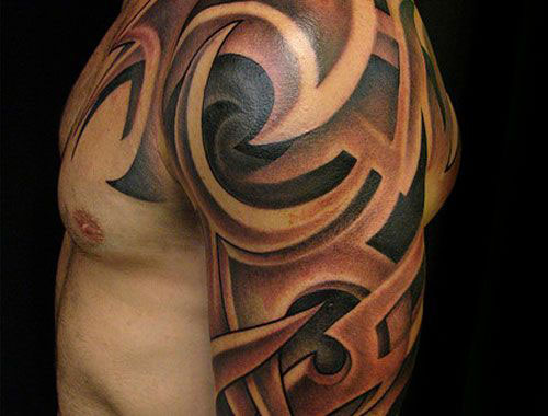tatouage épaule bras homme