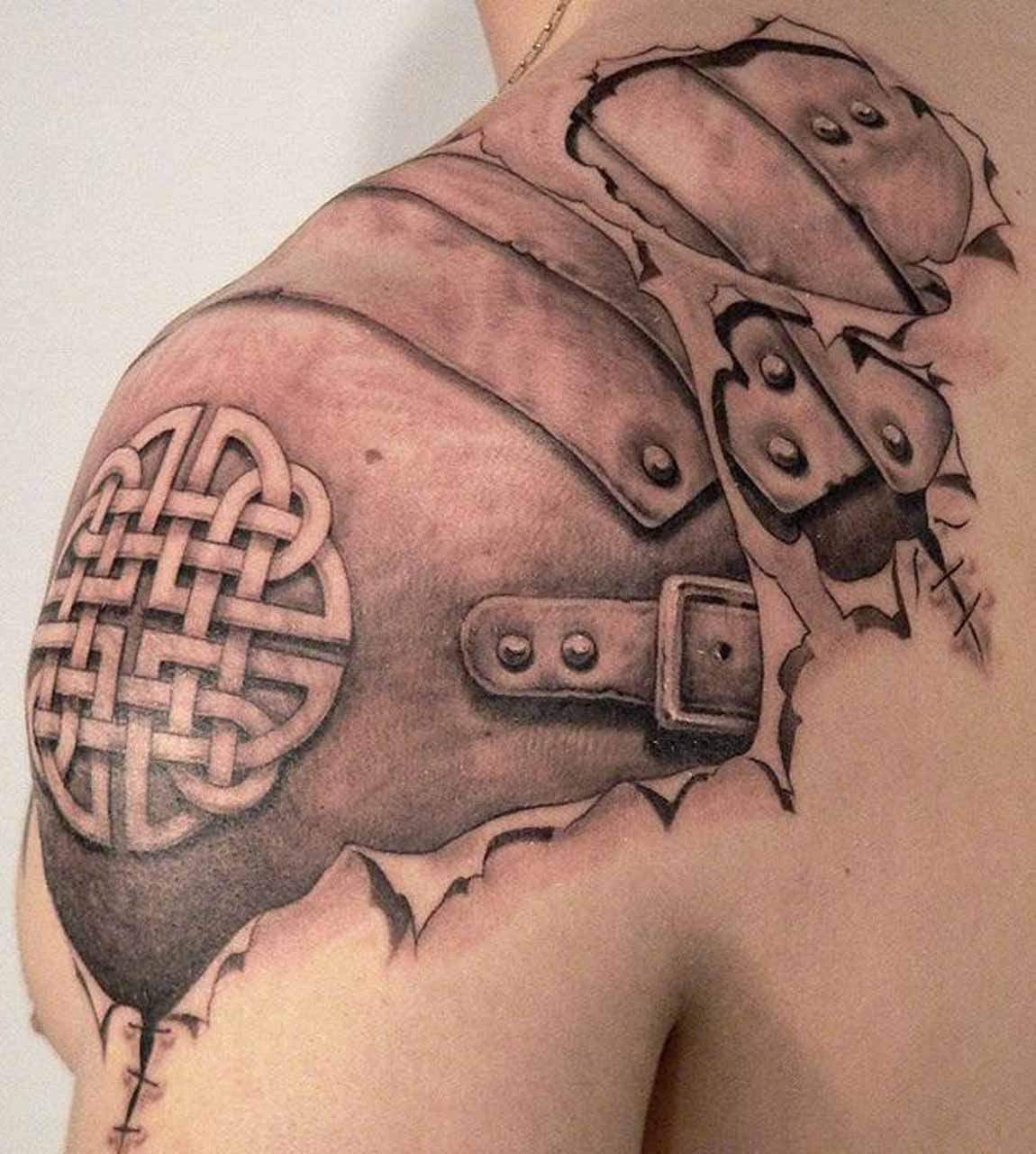 tatouage épaule celte