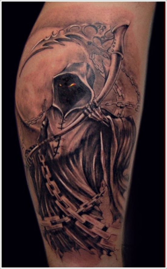 tatouage faucheuse ange