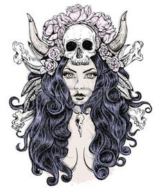 Tatouage fille gothique