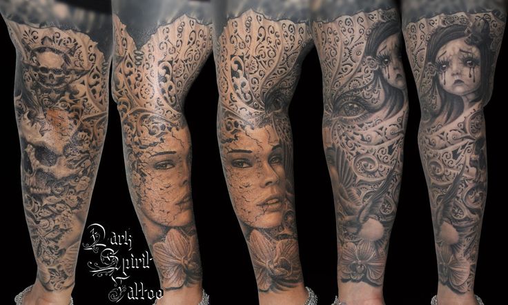 tatouage fille gothique