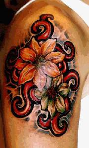 tatouage fleur jonquille