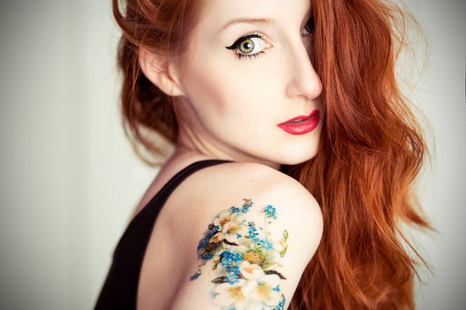 tatouage fleur myosotis