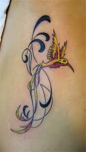tatouage fleur oiseau du paradis