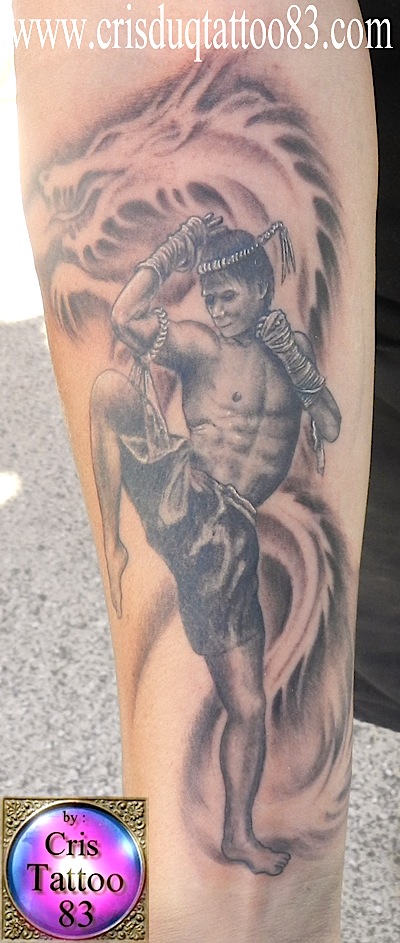 tatouage fleur thai