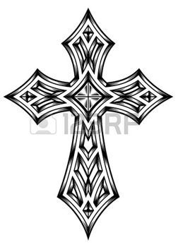 Tatouage gothique croix