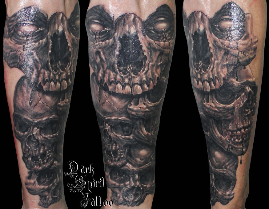 tatouage gothique épaule