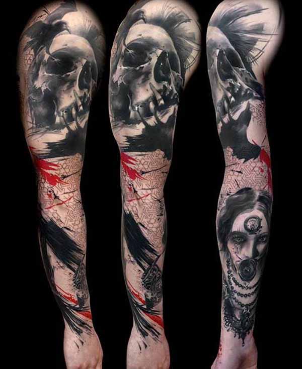 Tatouage gothique homme