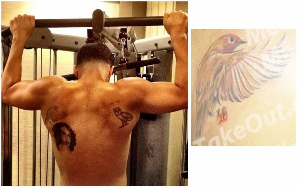 tatouage hibou drake