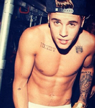 tatouage hibou justin bieber