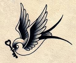 tatouage hirondelle marin