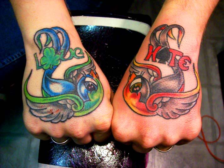 tatouage hirondelle old school homme