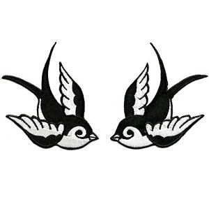 tatouage hirondelle rockabilly