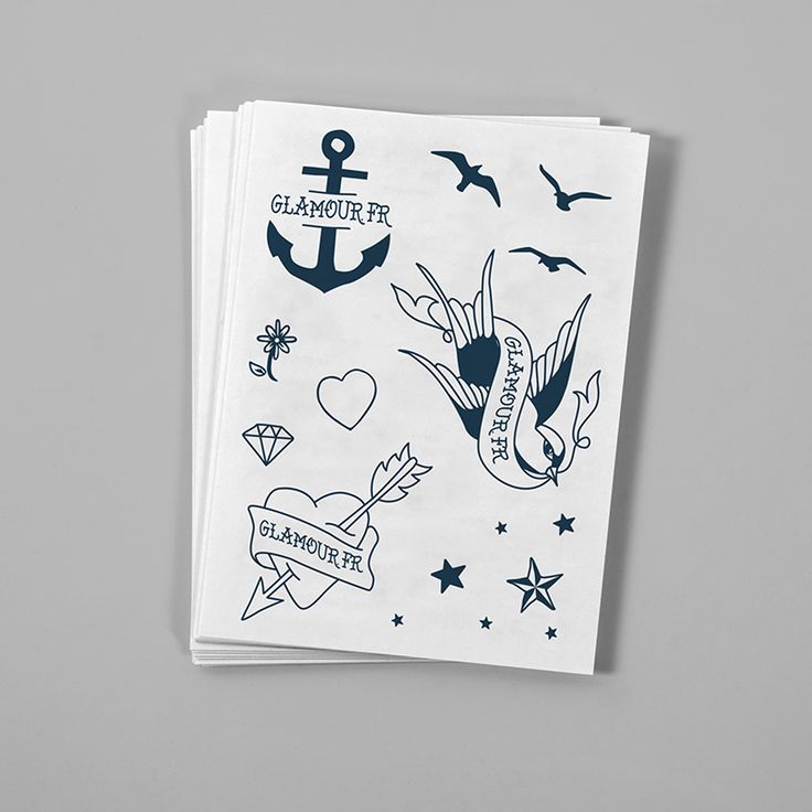 tatouage hirondelle temporaire