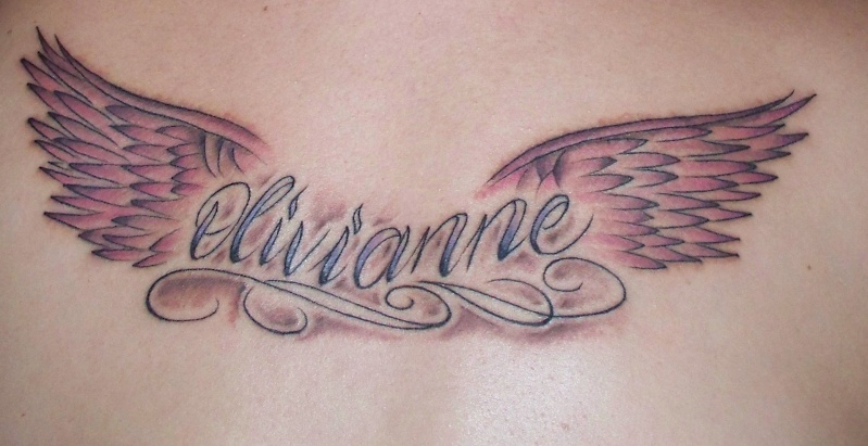 tatouage hommage ange