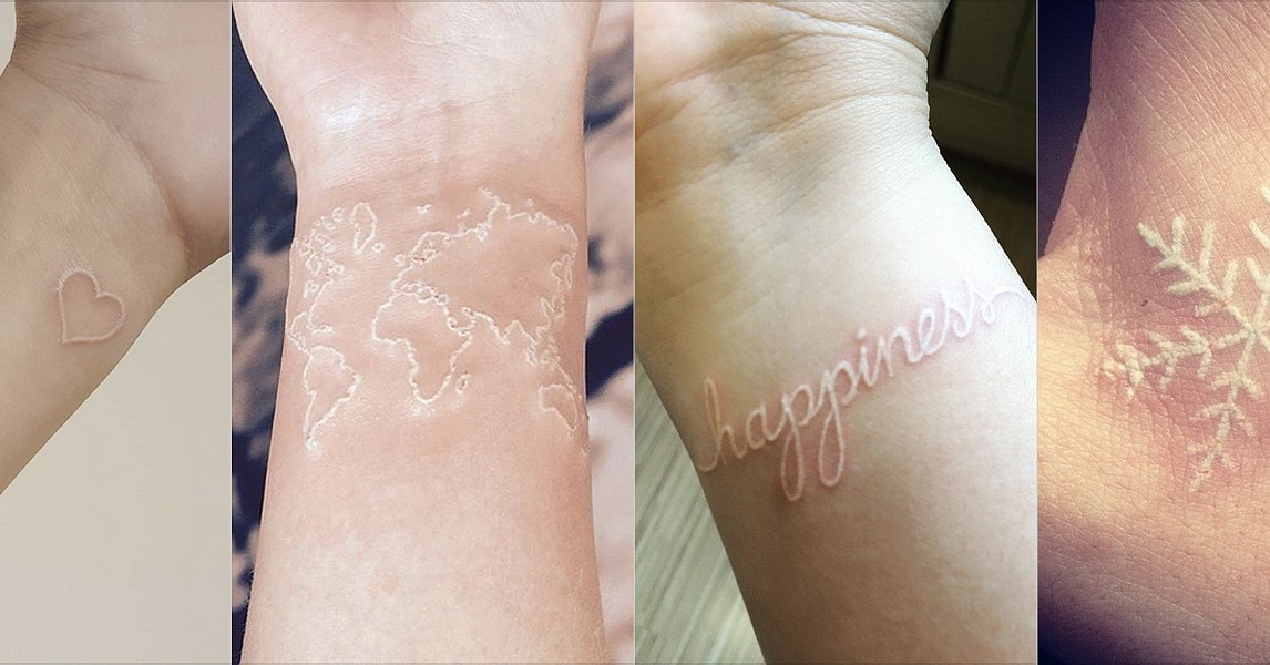 tatouage infini ancre blanche