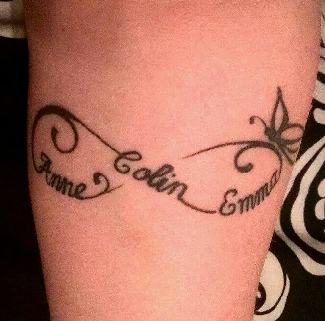Tatouage infini avec date