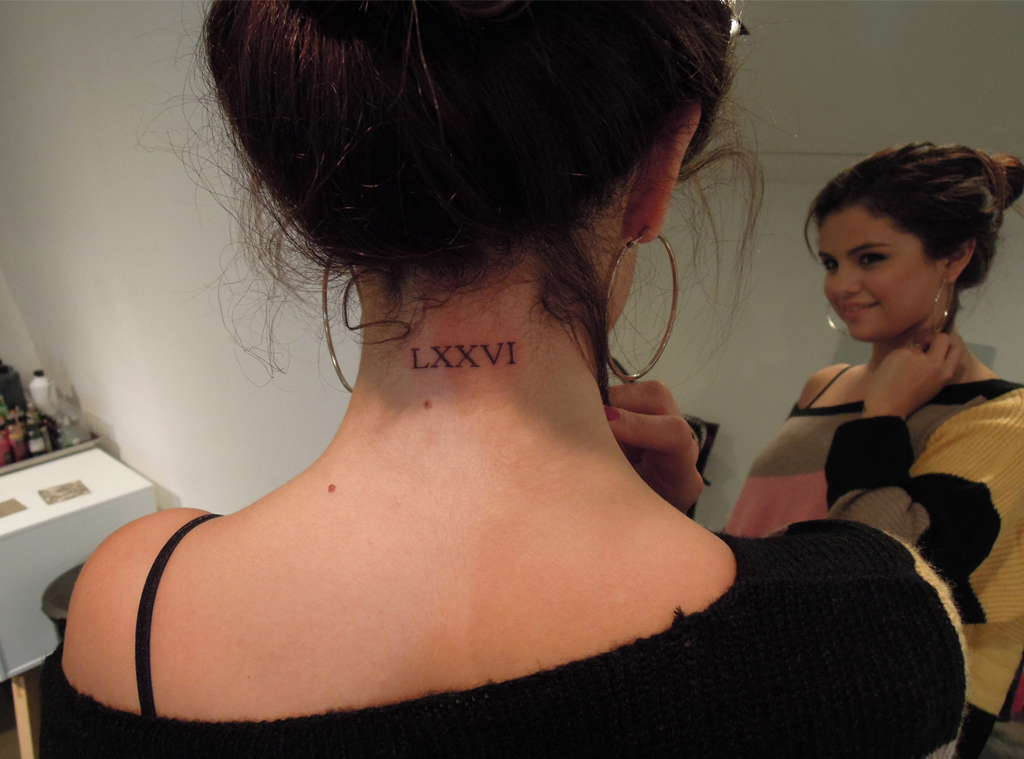 tatouage infini chiffre romain
