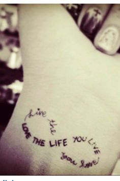 tatouage infini citation