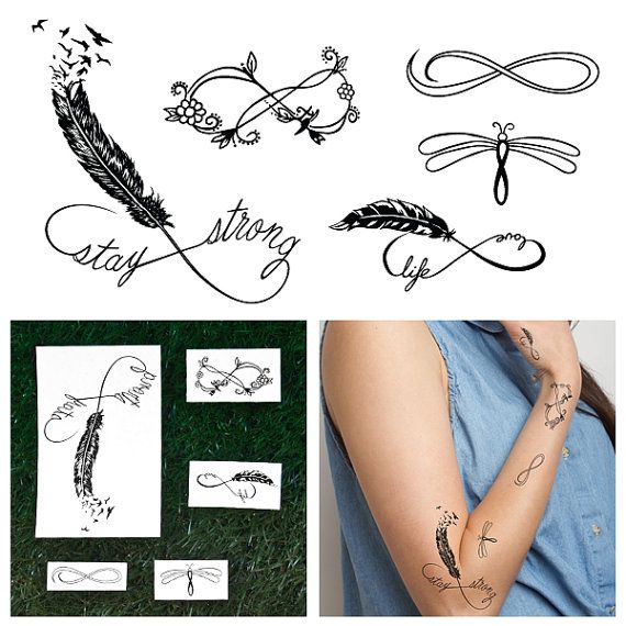 tatouage infini colombe