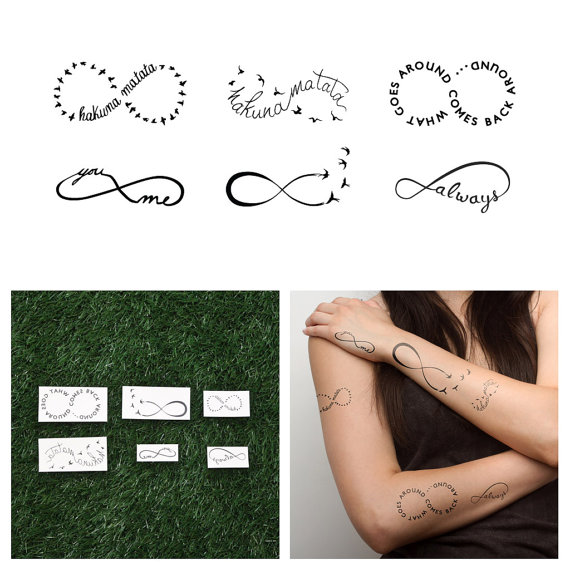 tatouage infini etoile