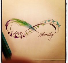 tatouage infini family
