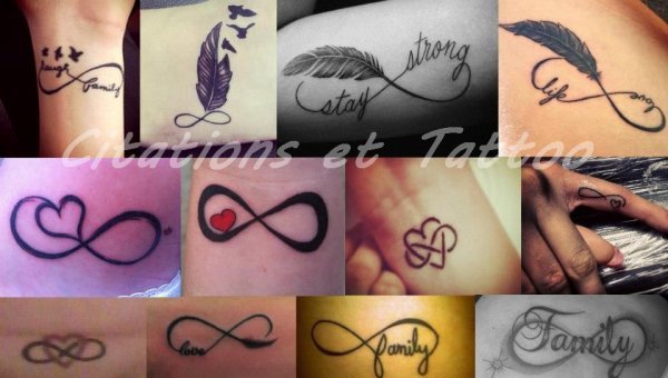 tatouage infini homme