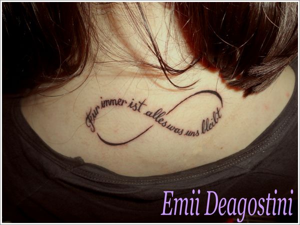 tatouage infini maman
