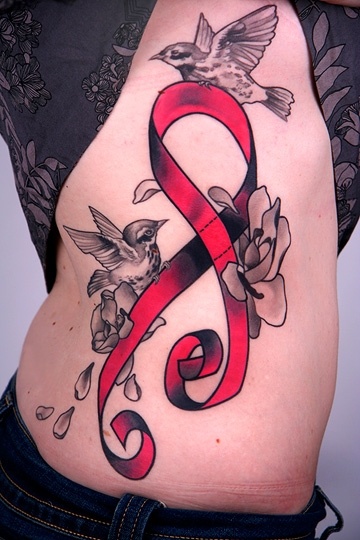 tatouage infini ruban