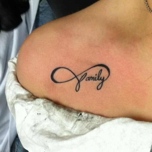 tatouage infinity family