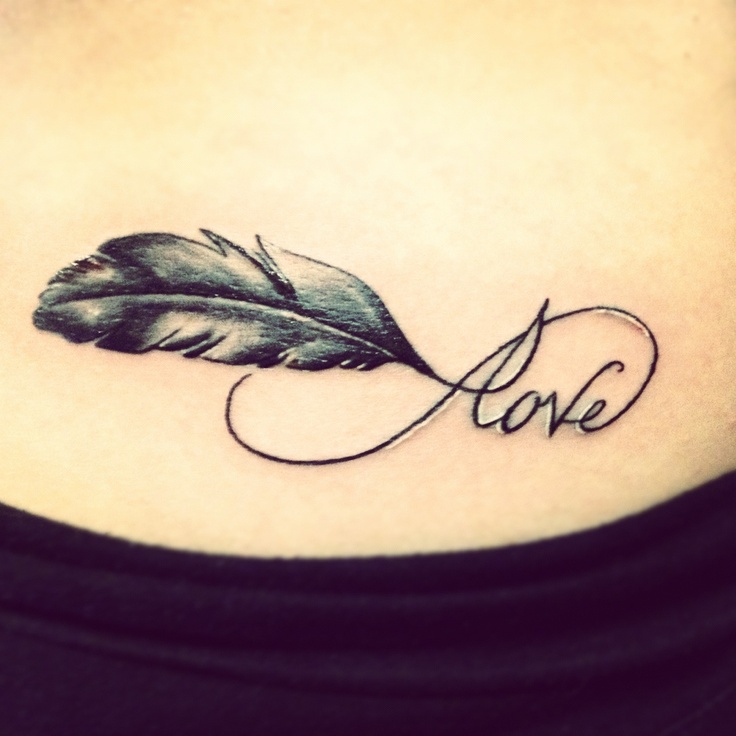 tatouage infinity love