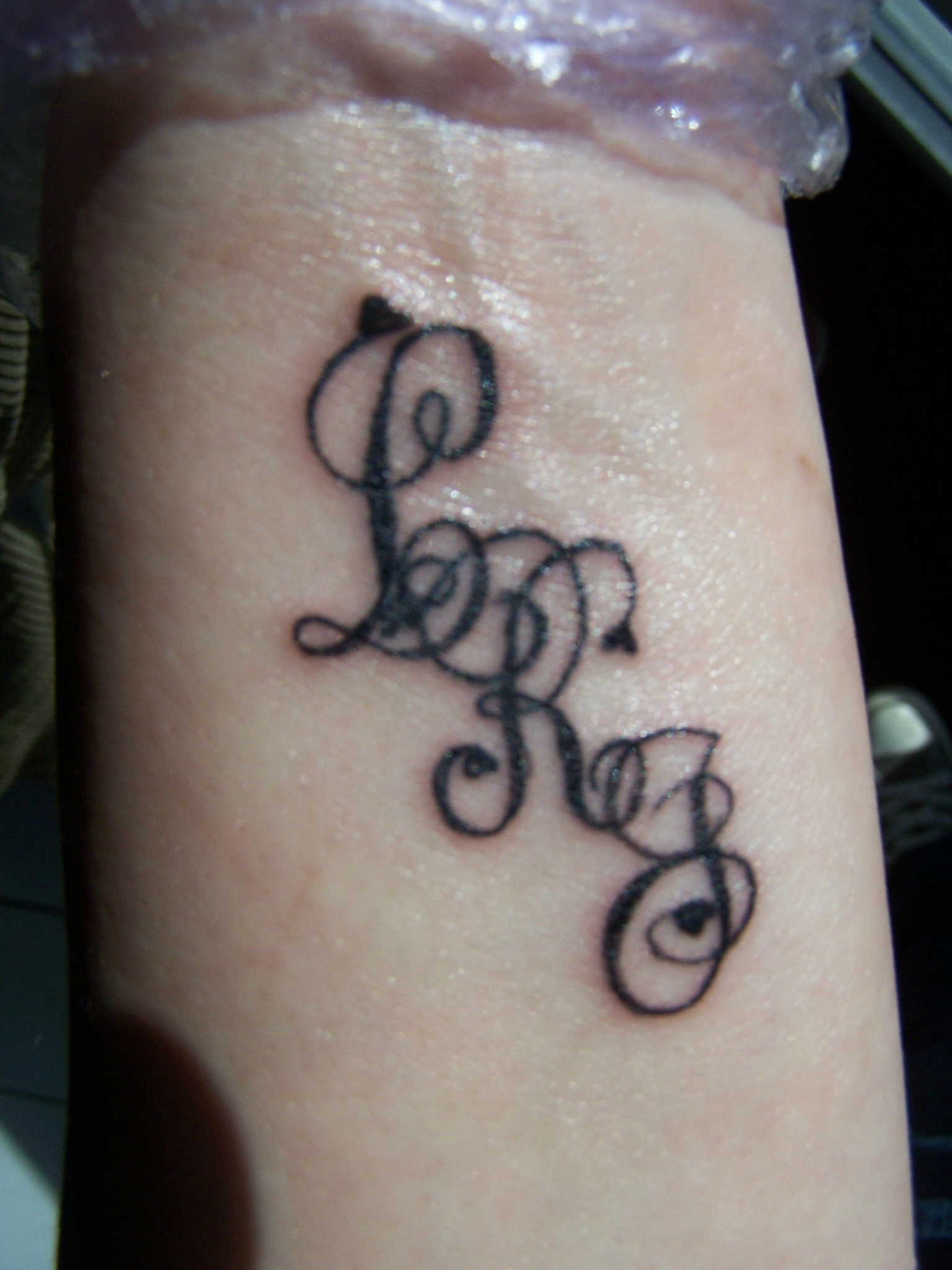tatouage initiale af