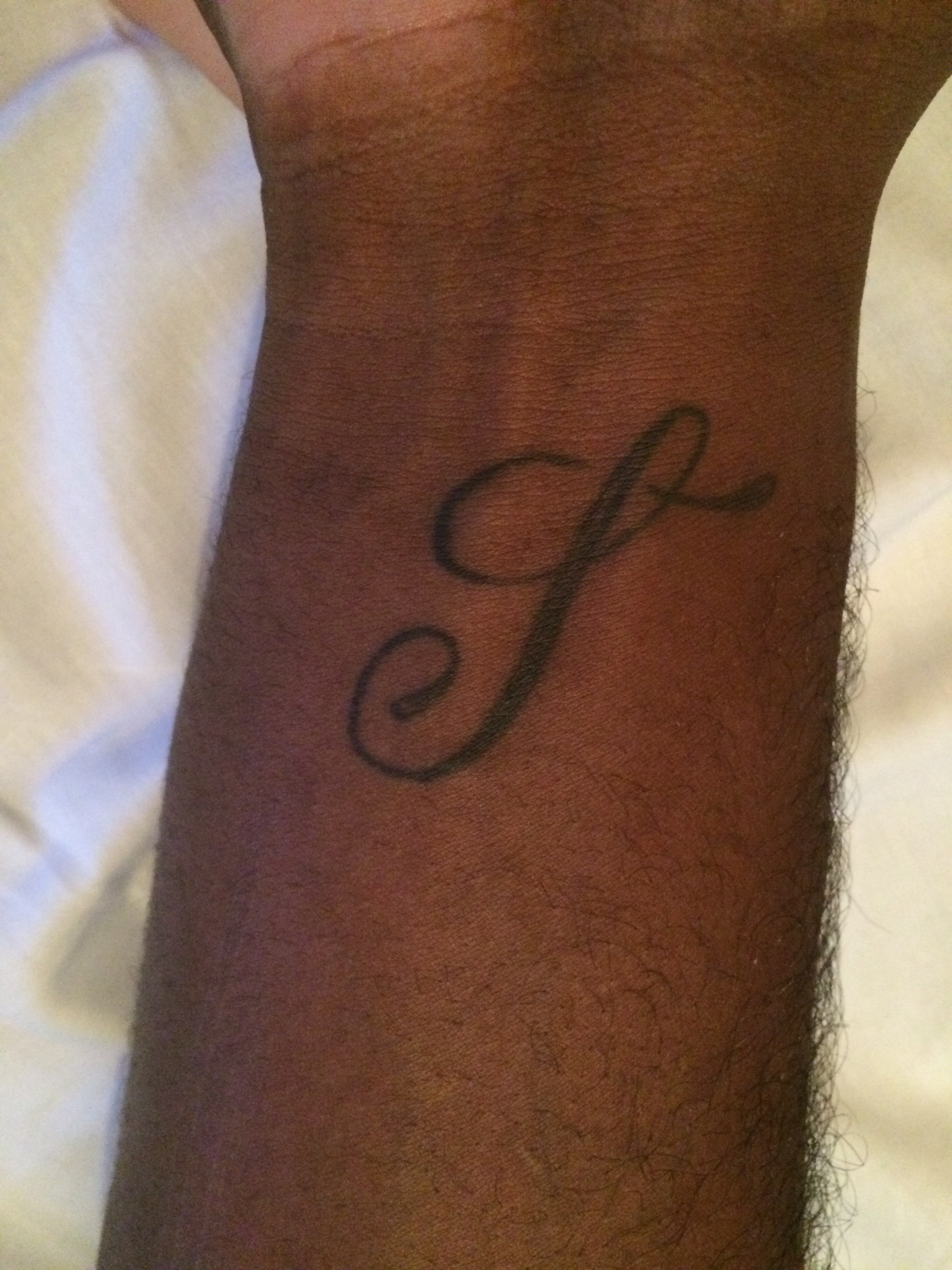 tatouage initiale af