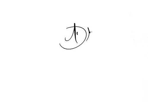 tatouage initiale d