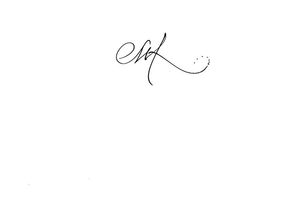tatouage initiale l et m