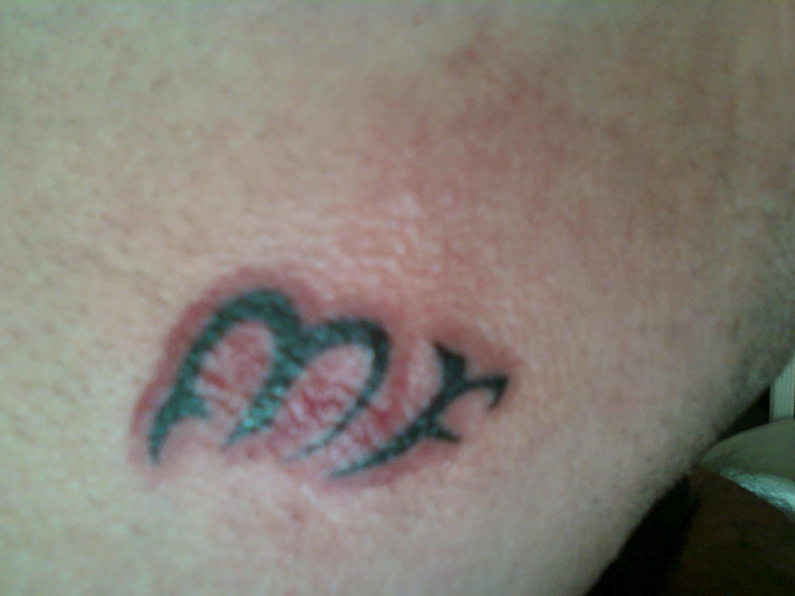 tatouage initiale mf