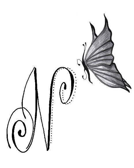 Tatouage initiale n