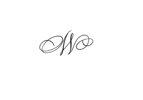 tatouage initiale n