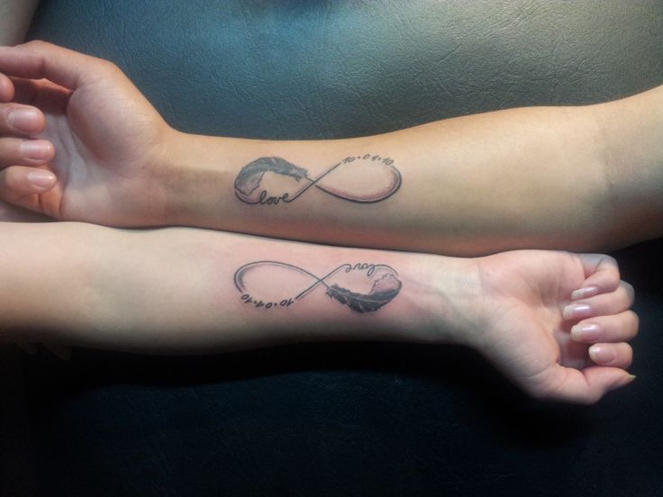 tatouage initiale parent