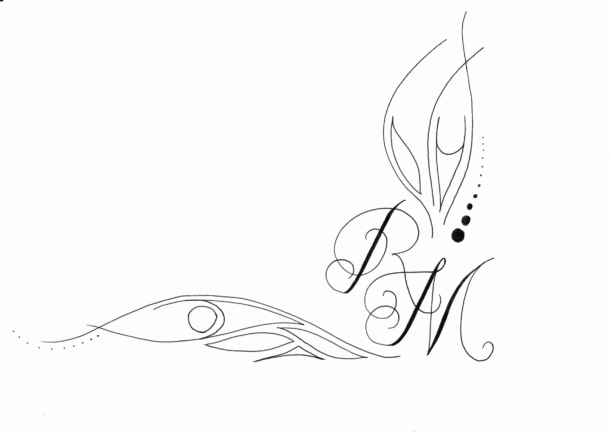tatouage initiale rm