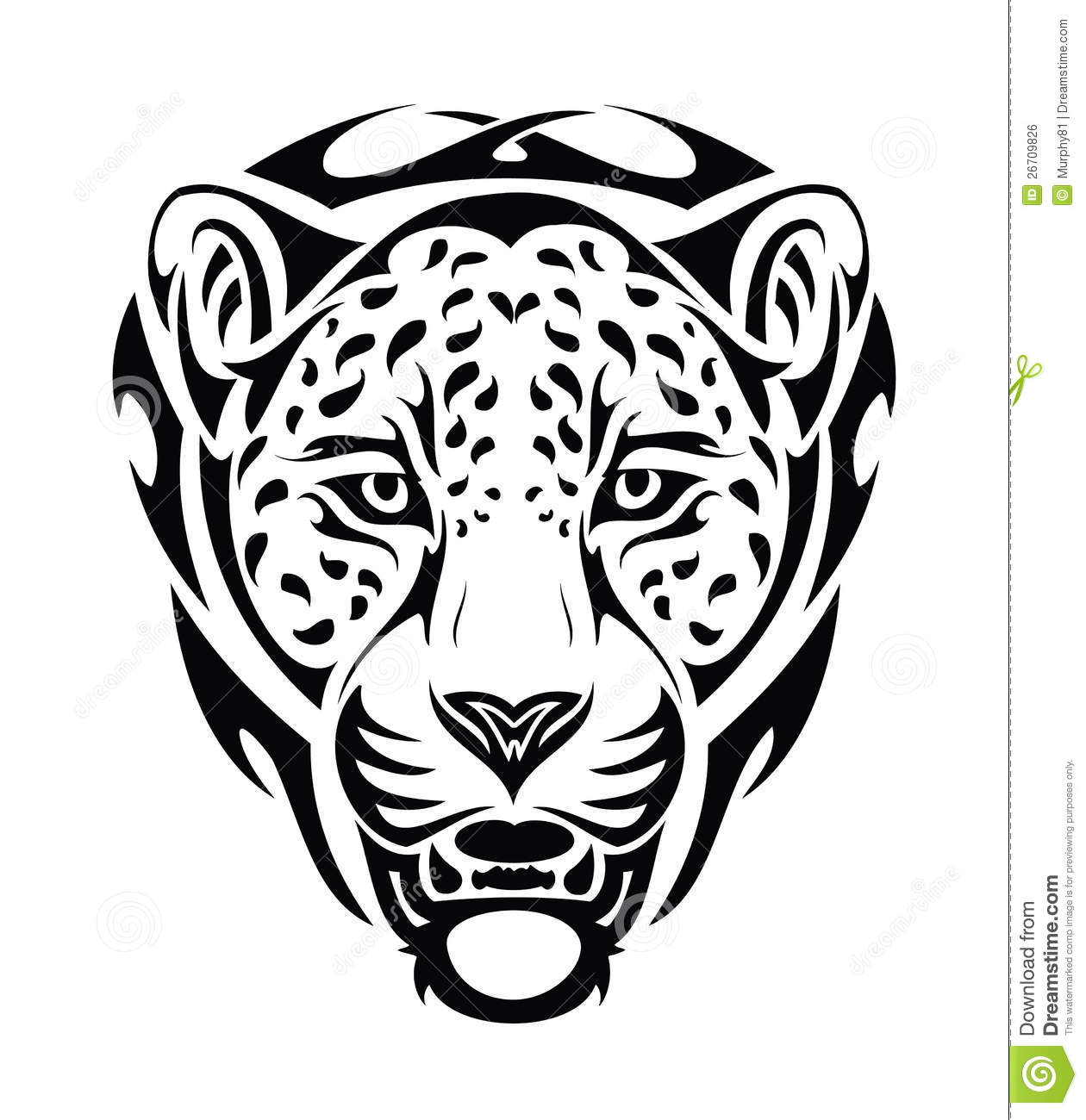 tatouage jaguar tribal