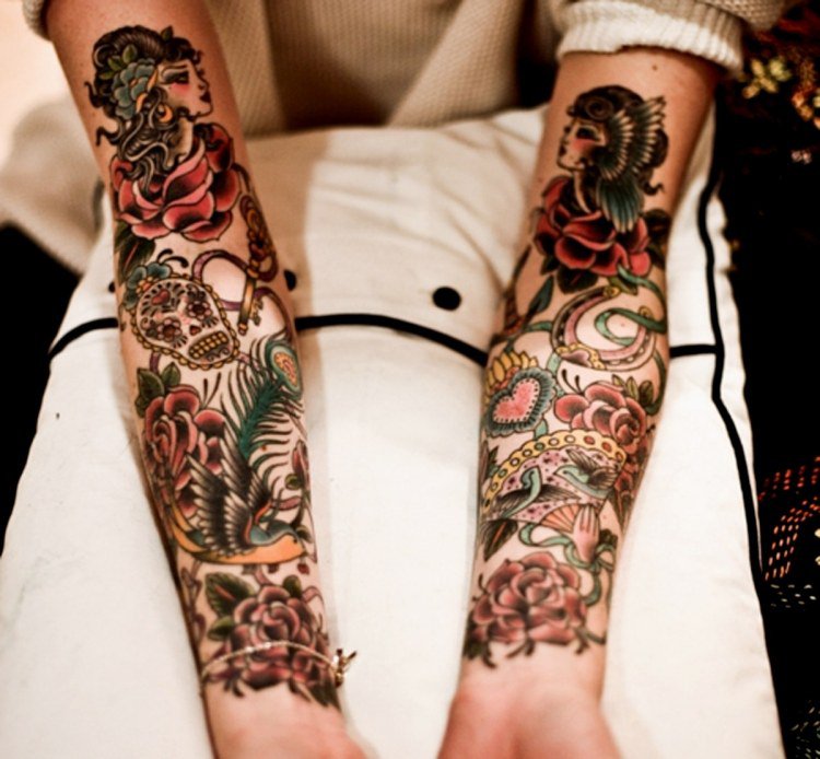 tatouage japonais avant bras homme
